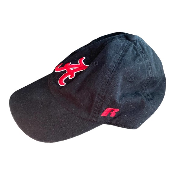 Russell Black and Red Alabama One Size‎ Fits All Cap - Picture 3 of 5